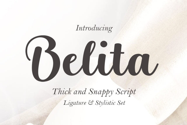 Belita Font gatype 
