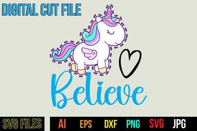 Belive SVG Cut File SVG BlackCatsMedia 