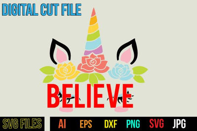 Belive SVG Cut File SVG BlackCatsMedia 