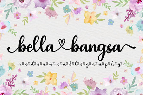 Bella Bangsa Font Supersemar Letter 