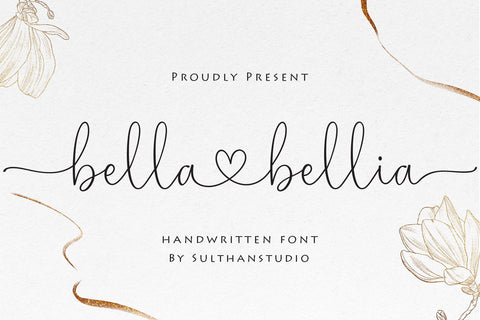 Bella bellia Font Sulthan studio 