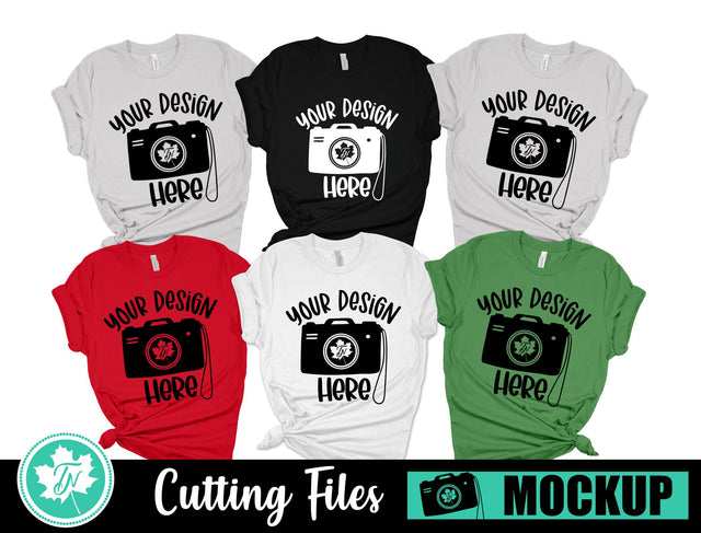 Bella Canvas 3001 Mockup | Christmas Family Mockup 1 Mock Up Photo TrueNorthImagesCA 