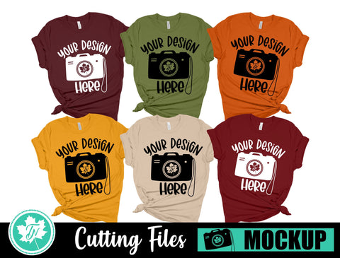 Bella Canvas 3001 Mockup | Fall Family Mockup 3 Mock Up Photo TrueNorthImagesCA 