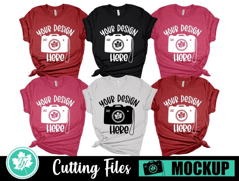 Bella Canvas 3001 Mockup | Valentine Group Mockup 3 Mock Up Photo TrueNorthImagesCA 