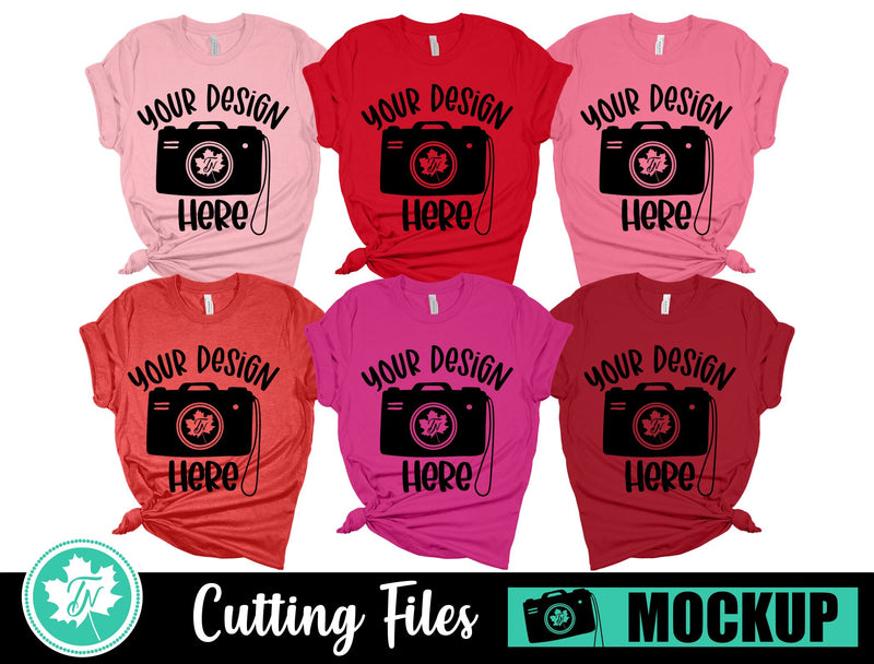 Bella Canvas 3001 Mockup | Valentine Group Mockup 4 Mock Up Photo TrueNorthImagesCA 