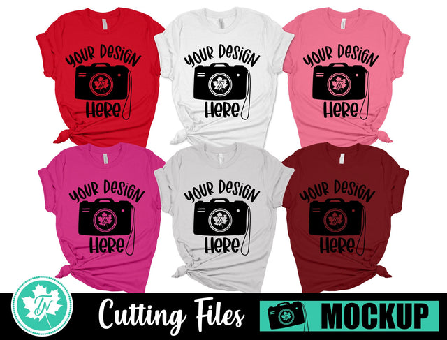 Bella Canvas 3001 Mockup | Valentine Group Mockup 5 Mock Up Photo TrueNorthImagesCA 