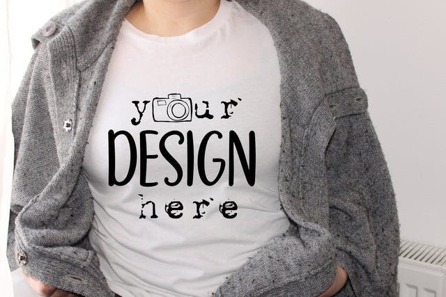 Bella Canvas 3001 Mockup,White T-shirt Mockup, Hanging Shirt Mockup, Cute Shirt Mockups, Model Mockup Shirt, Boho Shirt Mockup,Model Mock up Mock Up Photo ArtStudio 