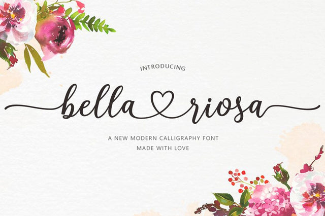 Bella Riosa Font Attract Studio 