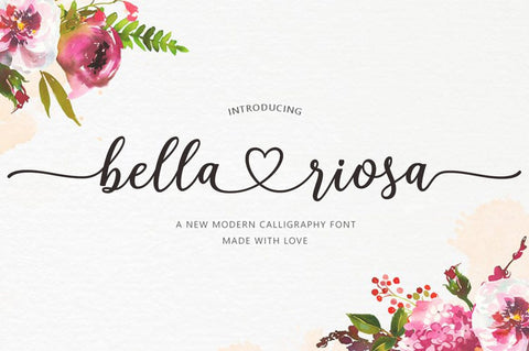 Bella Riosa Font Attract Studio 