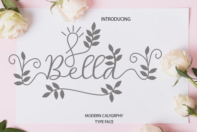 Bella Script Font mahyud creatif 
