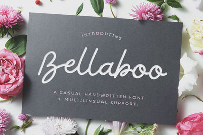 Bellaboo Script Font TypeFairy 