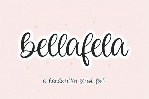 Bellafela Font Qwrtype Foundry 