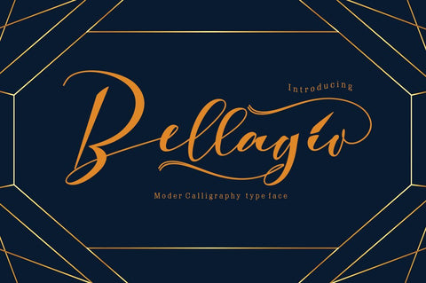 Bellagio Font JoeCreative 
