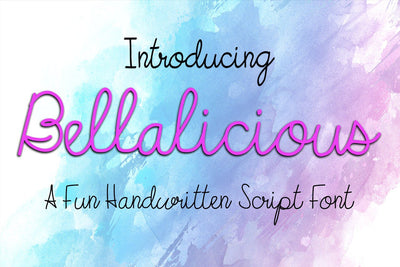 Bellalicious Font Design Shark