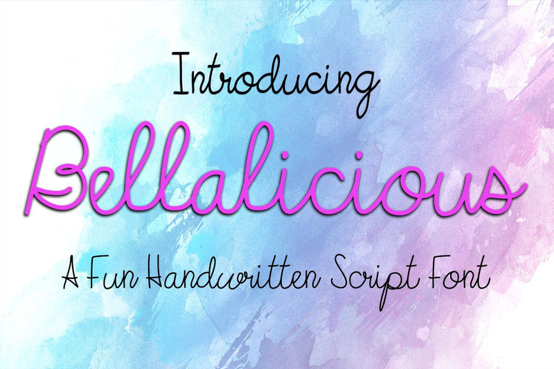 Bellalicious Font Design Shark