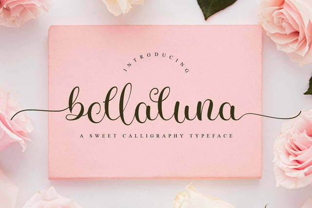 Bellaluna Font love script 