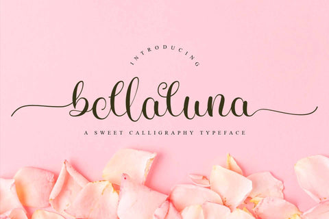 Bellaluna Font love script 