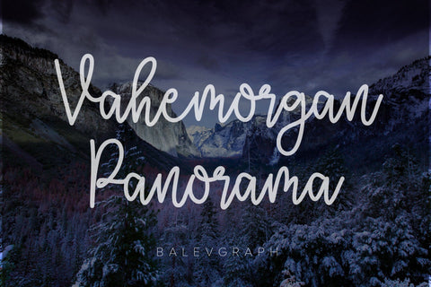 Bellanov - Handwritten Script Font Font Balevgraph Studio 