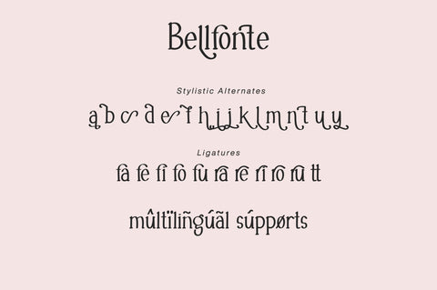 Bellfonte Font Supersemar Letter 