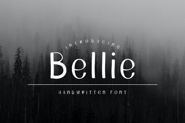 Bellie - A Handwritten Font Font CraftLabSVG 
