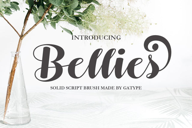Bellies Font gatype 