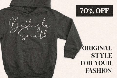 Bellisha Smith Font Letterena Studios 