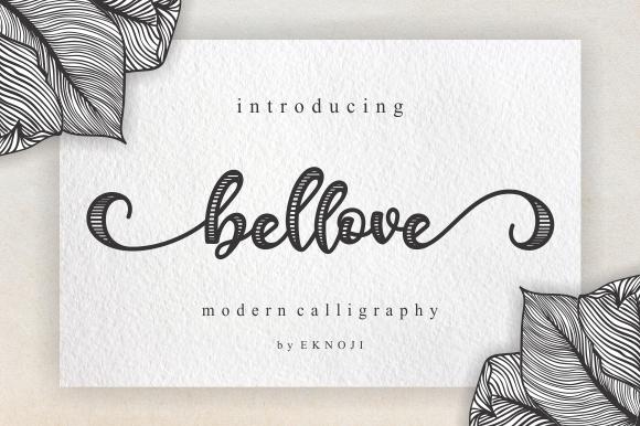 bellove Font eknojistudio99 