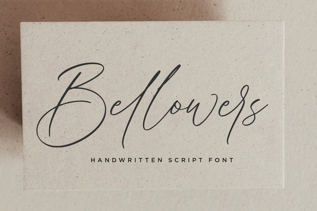 Bellowers Font Aestherica Studio 