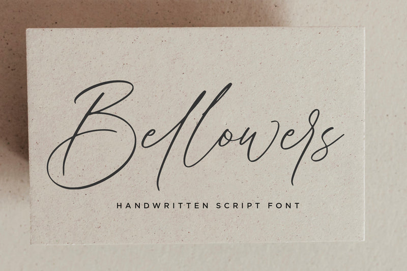 Bellowers Font Aestherica Studio 