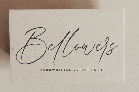 Bellowers Font Aestherica Studio 