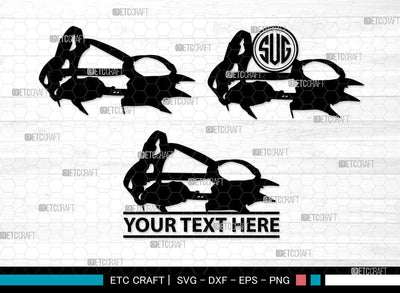 Bells Monogram, Bells Silhouette, Bells Svg, Wedding Bell Svg, Jingle Bells Svg, Reception Bell, SB00064 SVG ETC Craft 