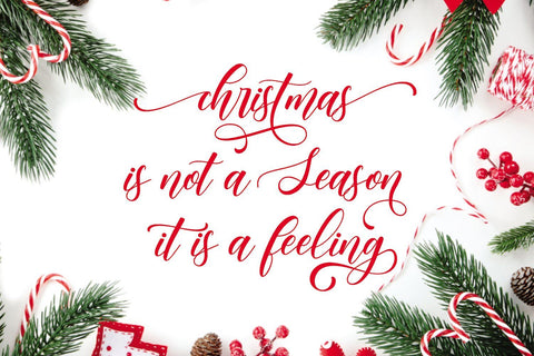 Beloved Christmas Font Mozarella 