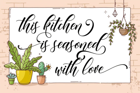 Beloved Christmas Font Mozarella 