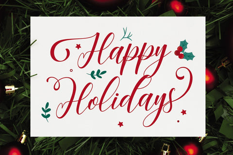 Beloved Christmas Font Mozarella 