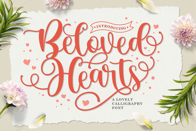 Beloved Hearts Font Holydie Studio 