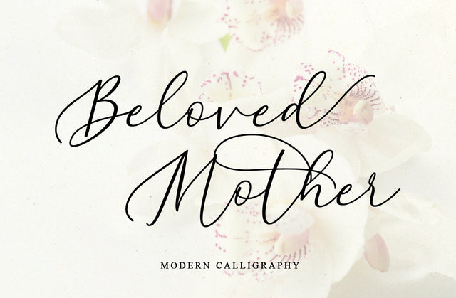 Beloved Mother Font Yuby 