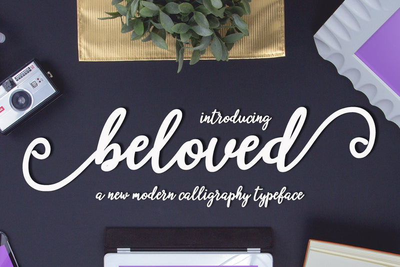 beloved script Font Mrletters 