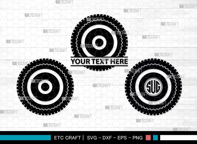 Belt Pulley Monogram, Belt Pulley Silhouette, Pulley SVG, Pulley Gears Svg, Antique Tools Svg, SB00368 SVG ETC Craft 
