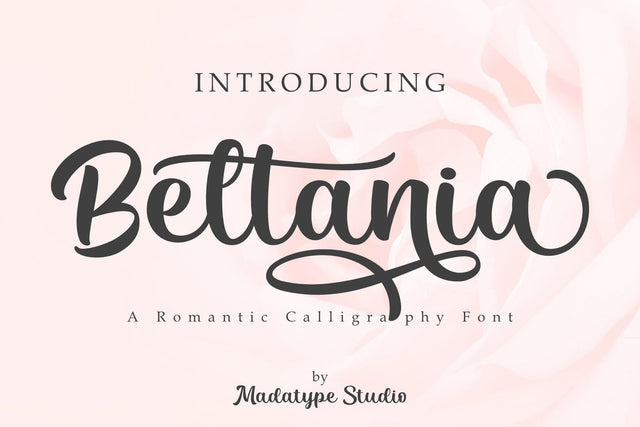 Beltania Font Madatype Studio 