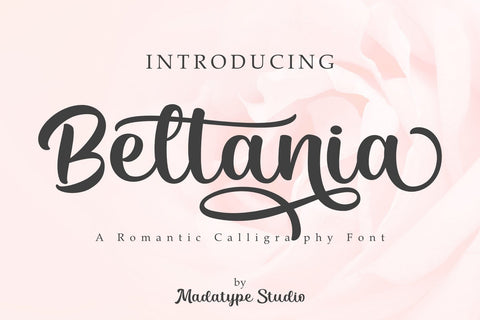 Beltania Font Madatype Studio 