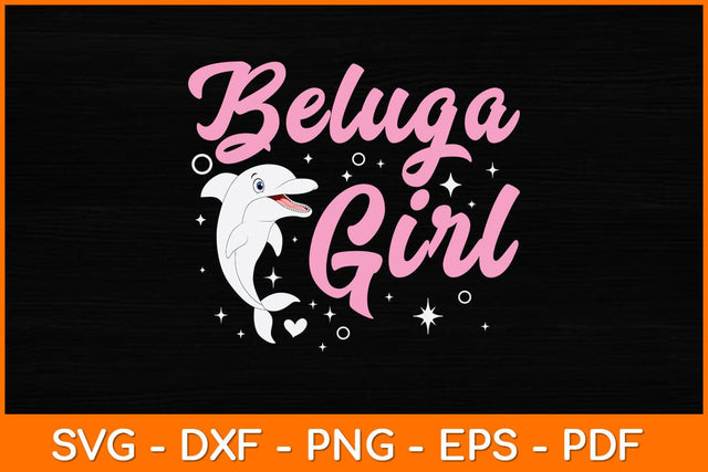 Beluga Girl Svg Design SVG artprintfile 