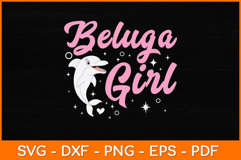 Beluga Girl Svg Design SVG artprintfile 