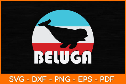 Beluga Retro Vintage Svg Design SVG artprintfile 