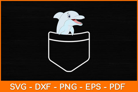 Beluga Whale In A Pocket Svg Design SVG artprintfile 