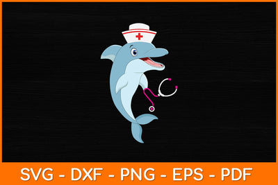 Beluga Whale Medical Nurse Svg Design SVG artprintfile 
