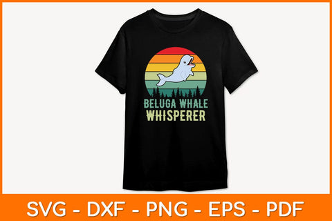 Beluga Whale Whisperer Svg Design SVG artprintfile 
