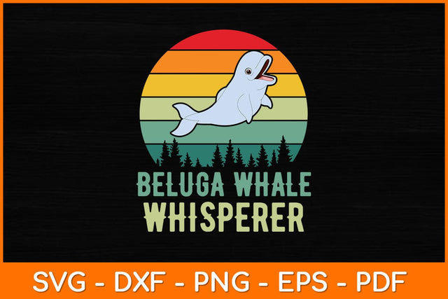 Beluga Whale Whisperer Svg Design SVG artprintfile 