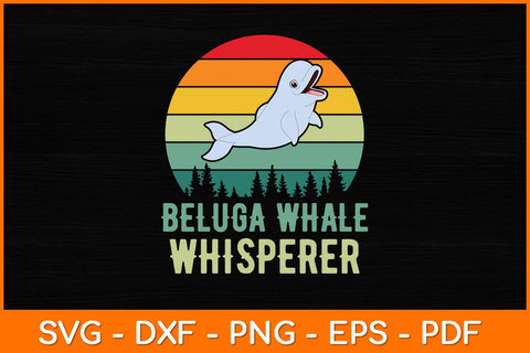 Beluga Whale Whisperer Svg Design SVG artprintfile 