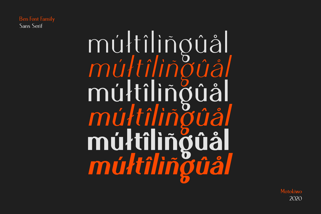 Ben Sans Serif Font Family - 18 Fonts - So Fontsy