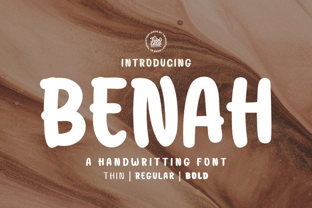 Benah Font twinletter 